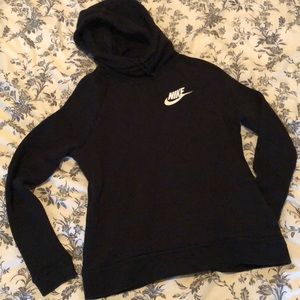 Black Nike Cowl Neck Hoodie